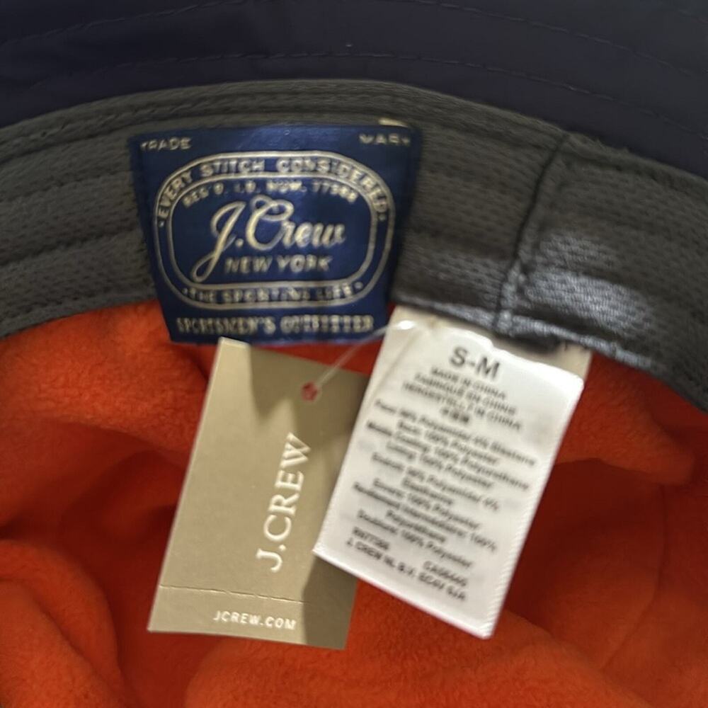 J.Crew Size S-M Blue Mini Boonie Hat Bucket New Fishing Preppy Urban J Crew - Picture 9 of 10
